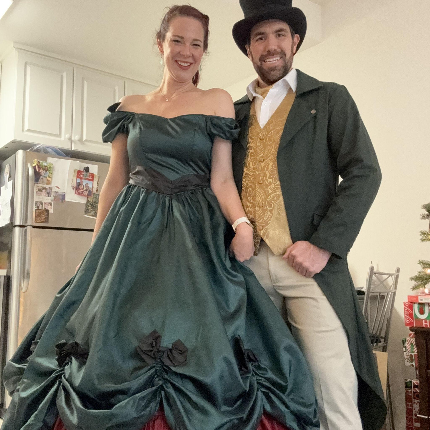 Dressing up for the Dickens Fair 2025