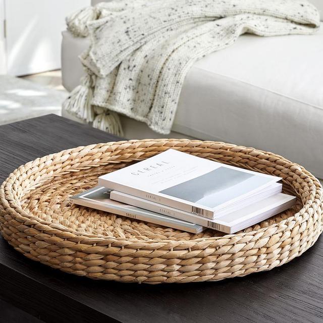 Handwoven Seagrass Round Tray