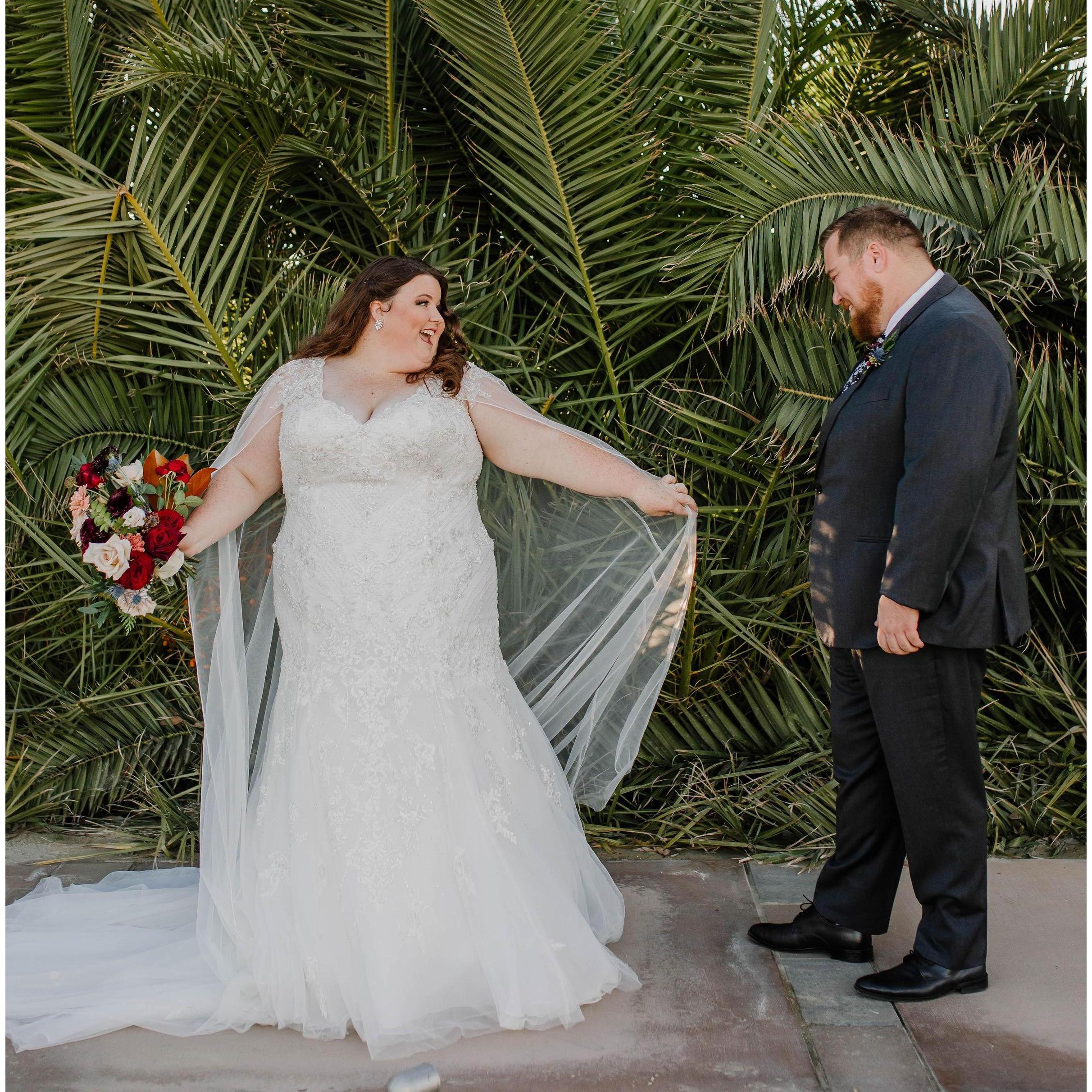 Finally showing Chase my cape after everyone kept it a secret for 11 months lol