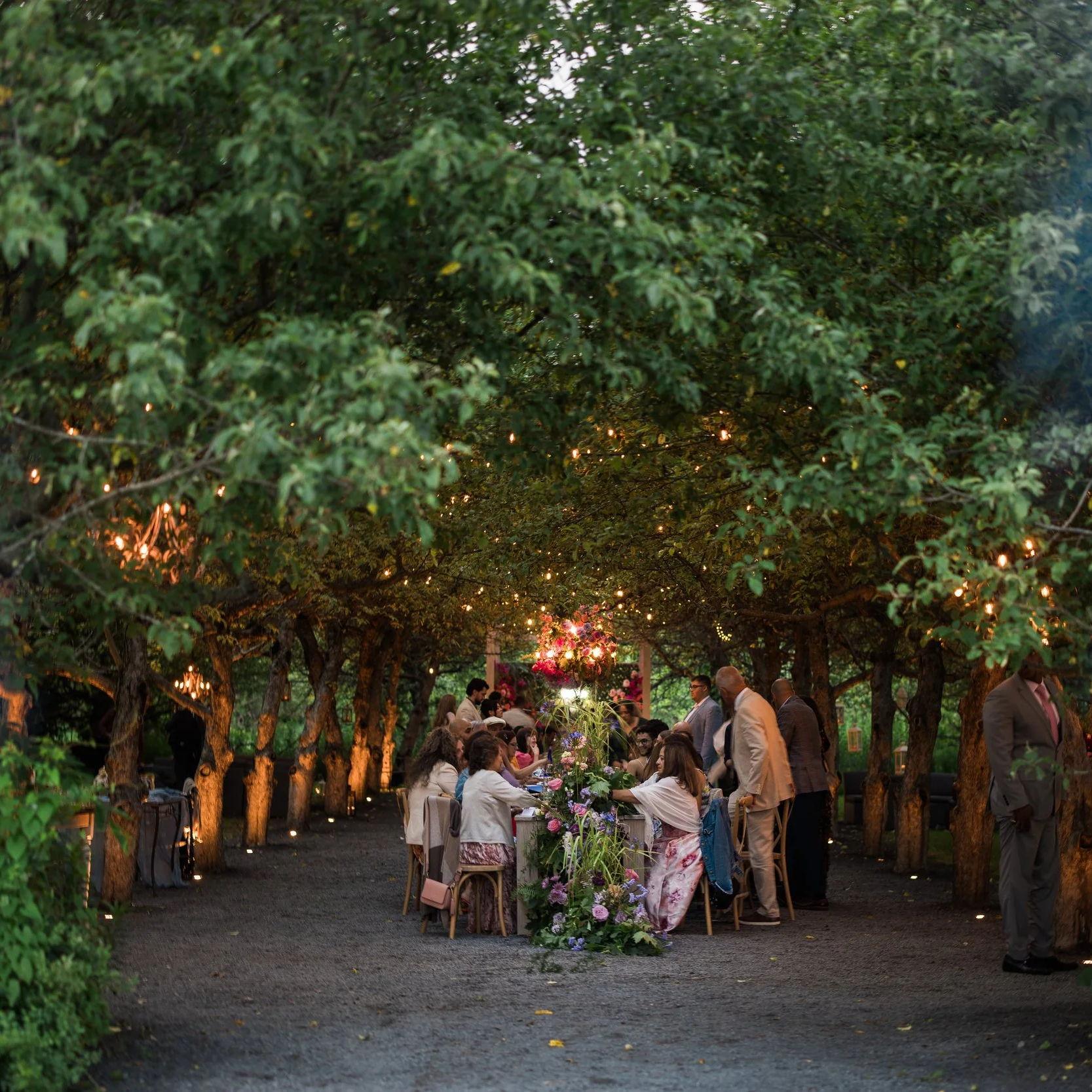 Family Style Dinner at Liberty View Farms