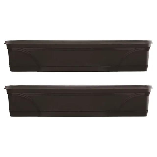 Southern Patio 36 Inch Medallion Hanging Windowsill Garden Box Planter