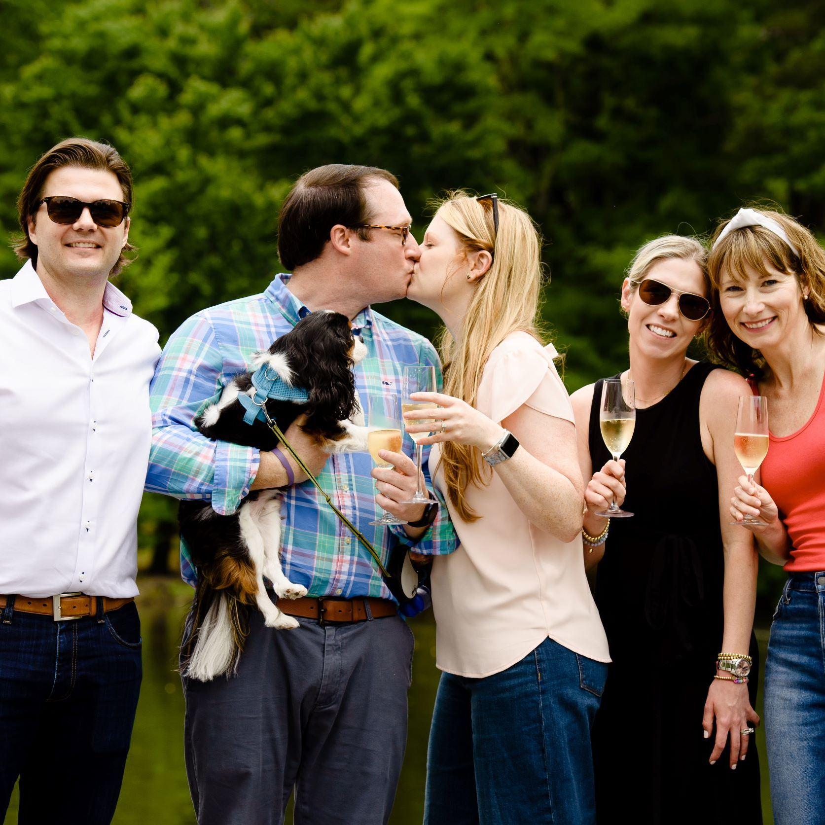 Grateful for Chrissy, Matt, Sheena, George, and Max celebrating with us!