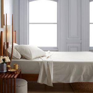 Cal King - Classic Organic Percale Sheet Set in Sand
