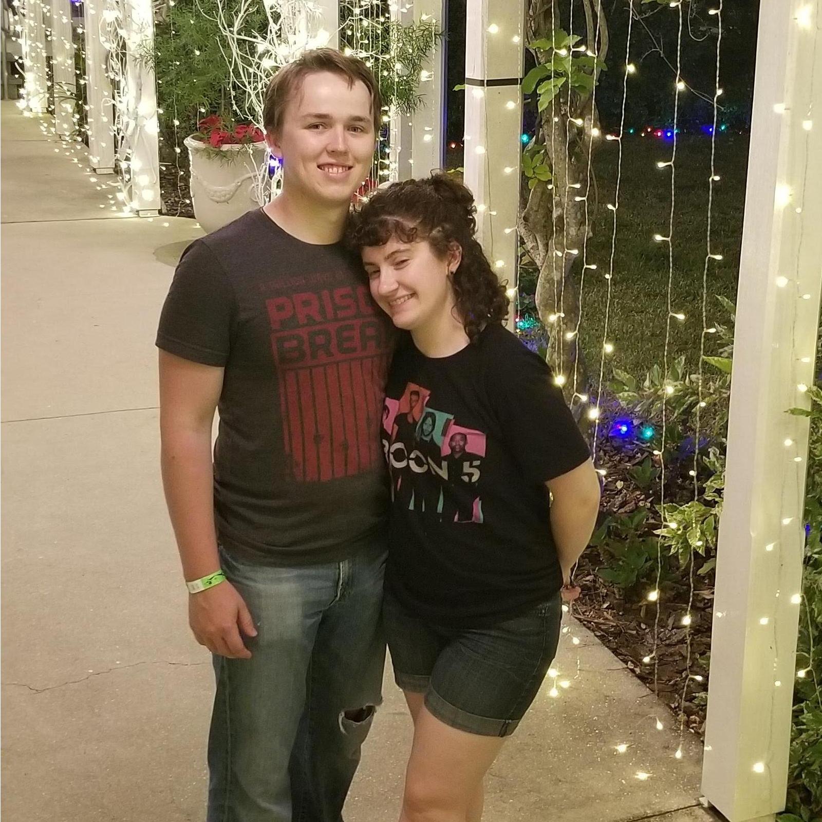Getting "lit" at the Edison and Ford Winter Estate.