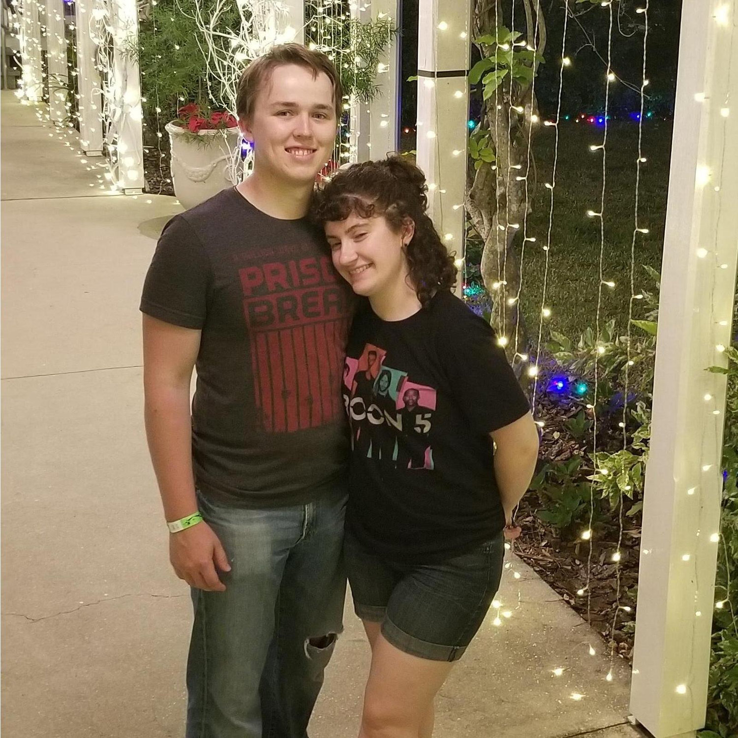Getting "lit" at the Edison and Ford Winter Estate.