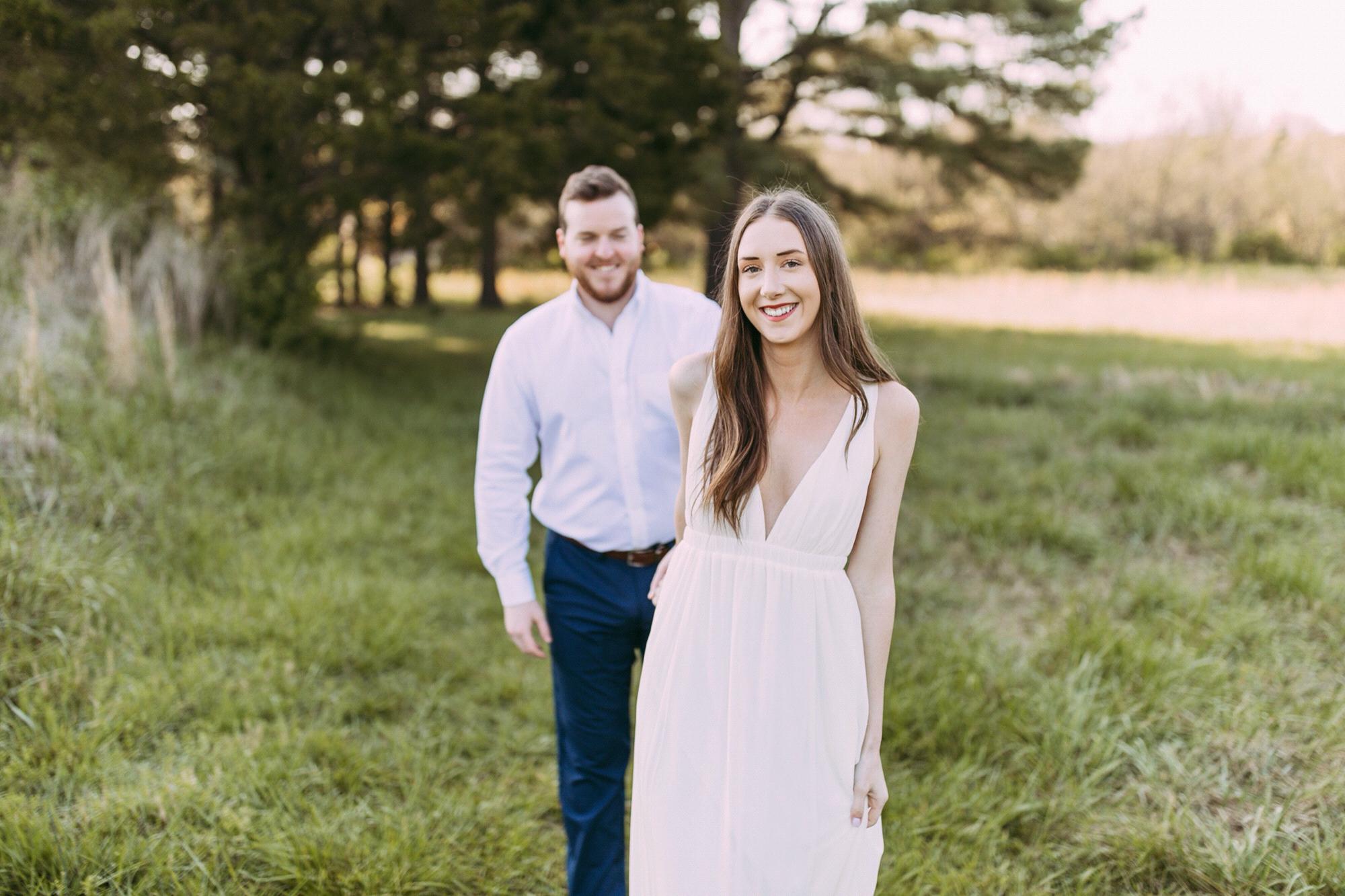 Engagement shoot in Fayetteville, Arkansas