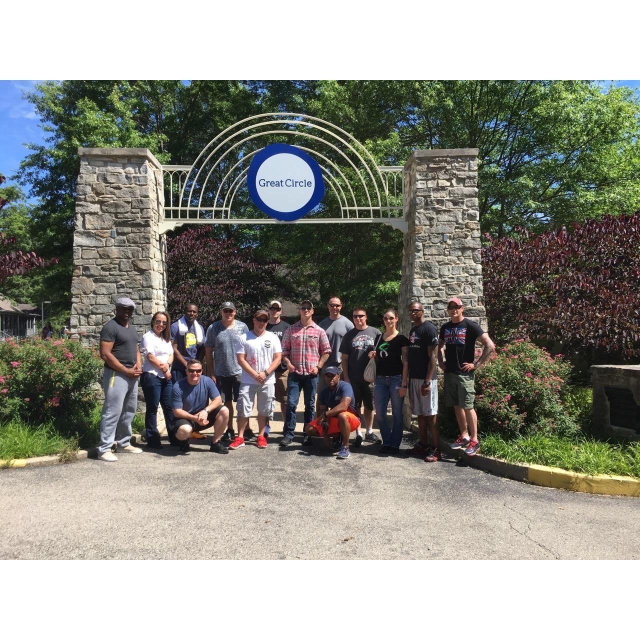 Our class community project day in Missouri, 2017. 
