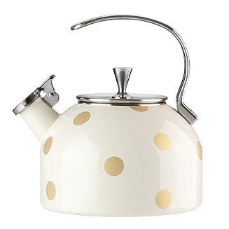 Deco Dot Gold Tea Kettle