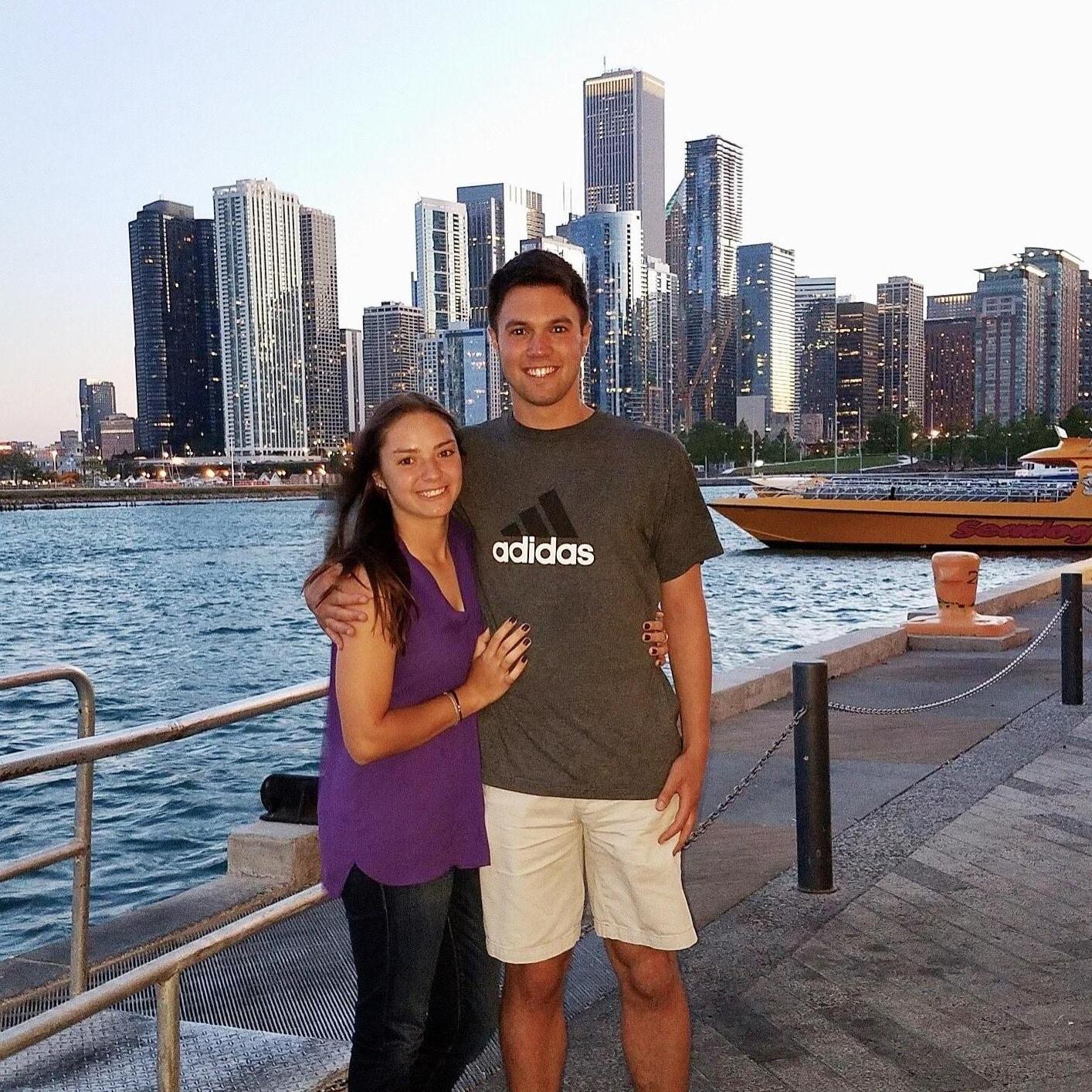 Daniel's first trip to Jackie's home in Chicago.