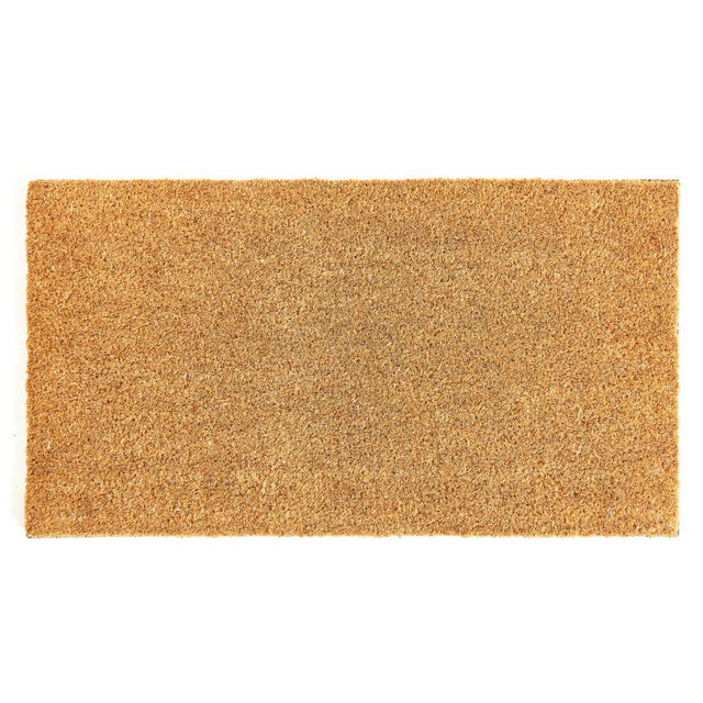 KANKUN Coco Coir Door Mat with Heavy Duty Backing, Welcome Doormat (17" x 30"), Doormat Entrance (Pack of 1 - Anti-Shedding)