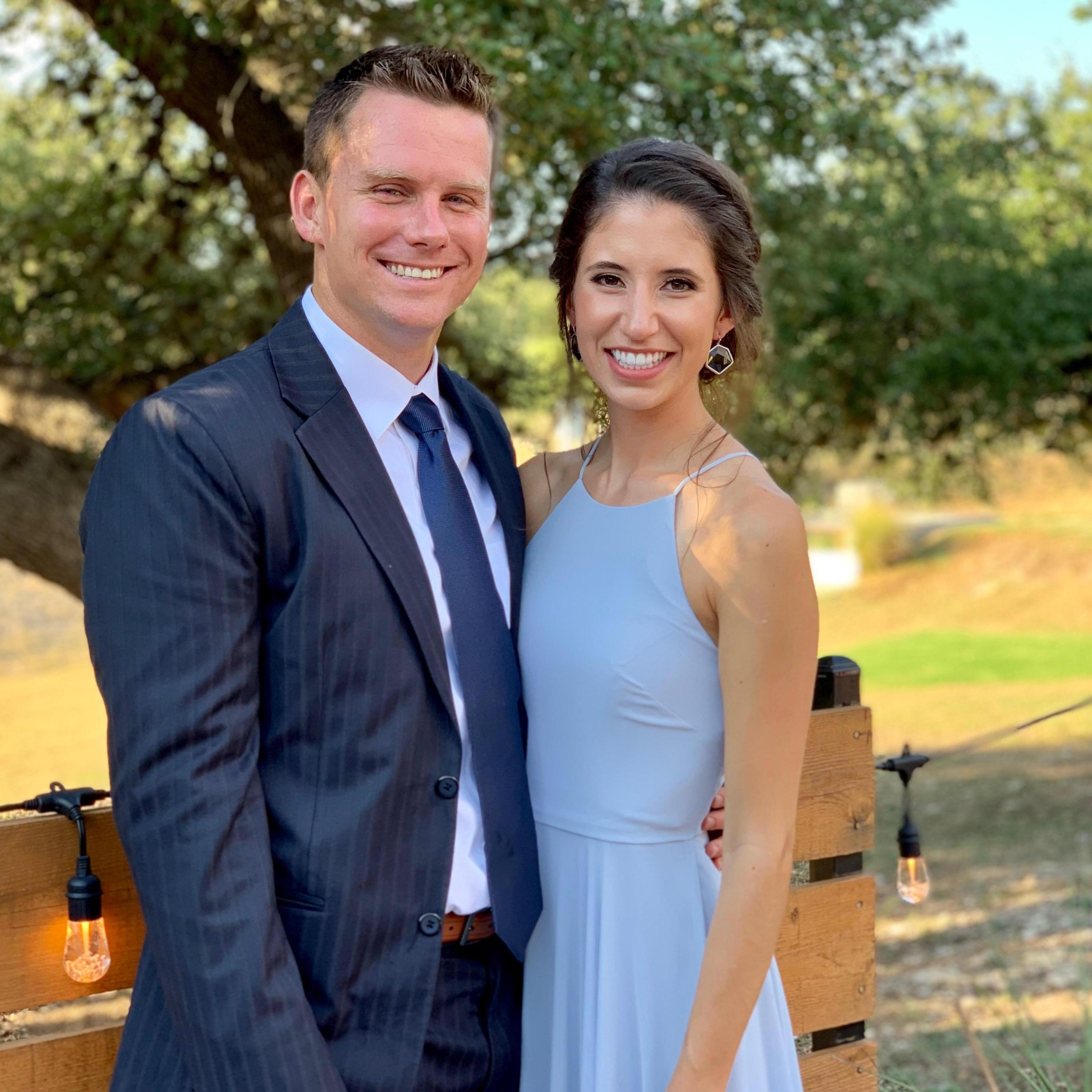 Dressed up for the Wilkie/Norton wedding in October 2019.
