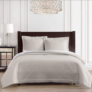 Diamond Quilted 3-Piece Coverlet Set