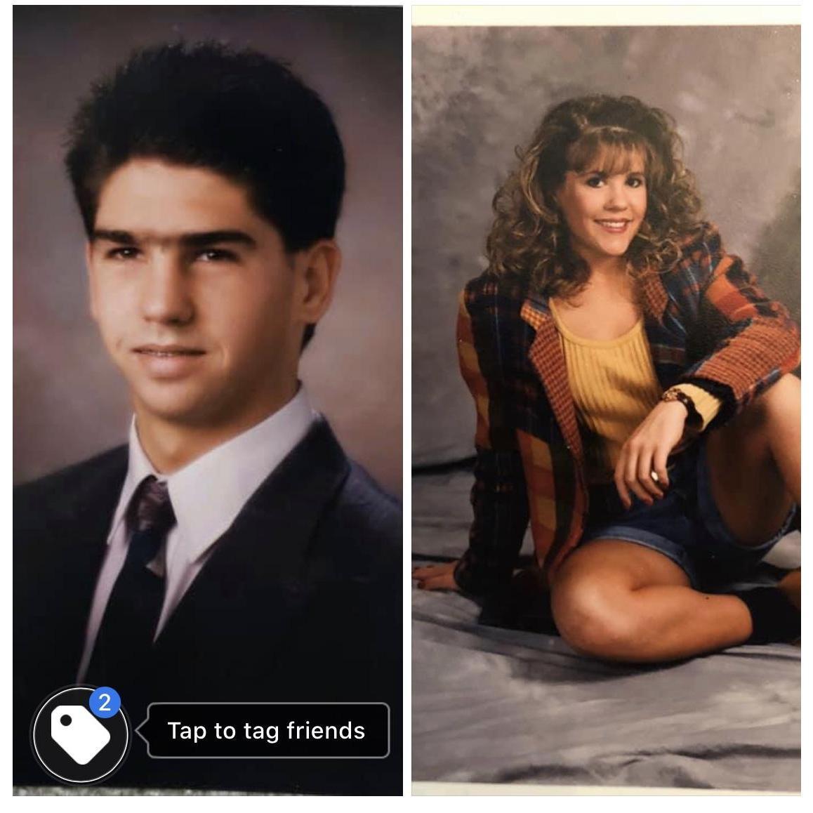 Mark Morris High School days—senior photos