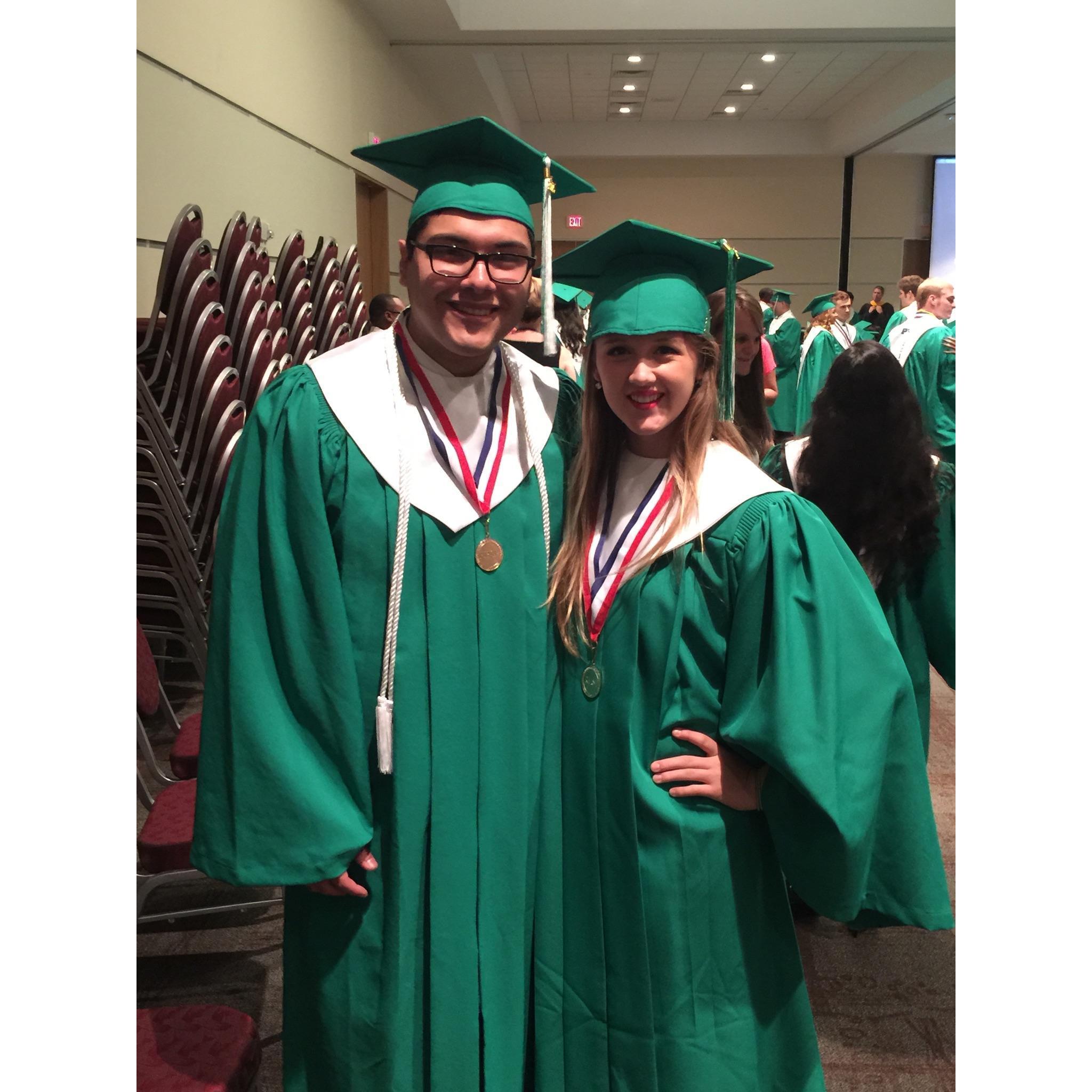 High school graduation 2015