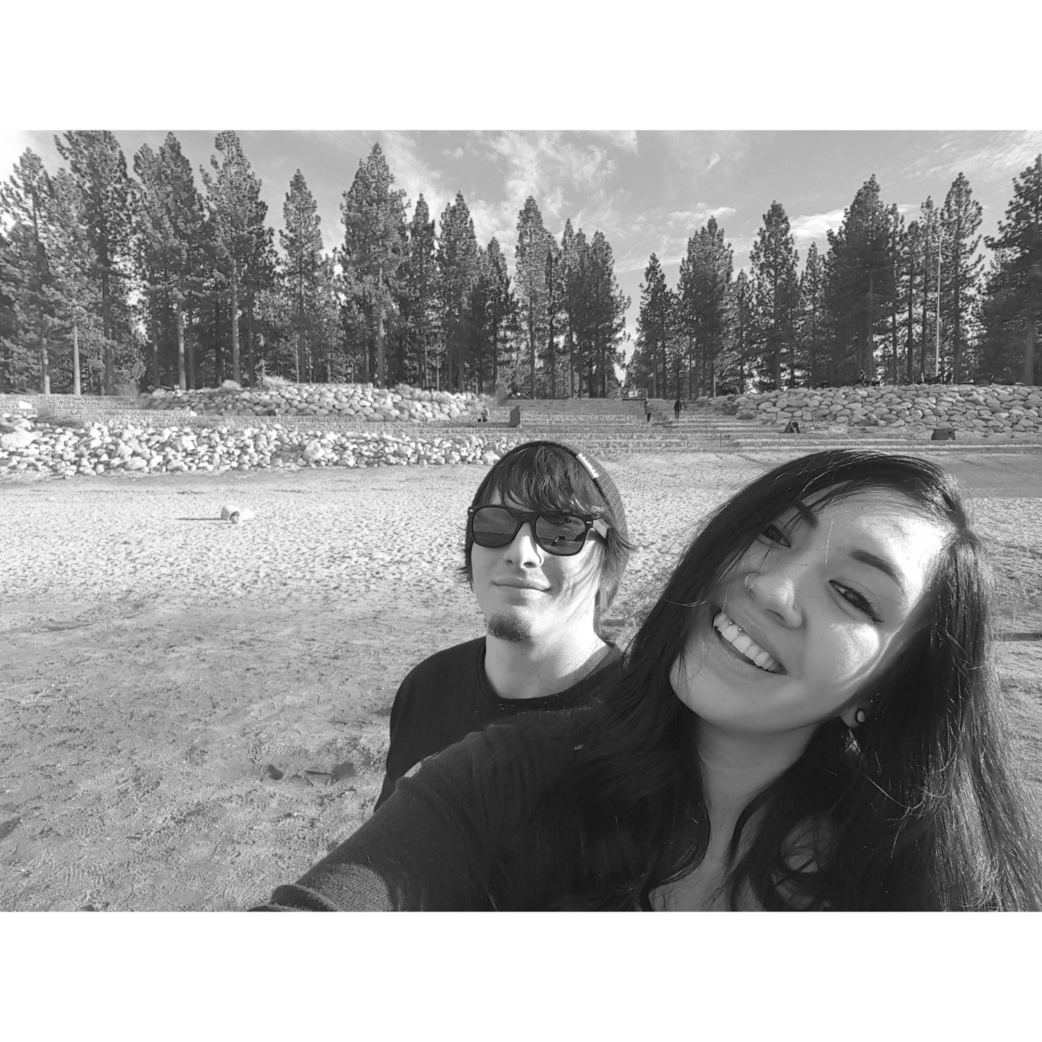Walks by the cabin in Tahoe :)