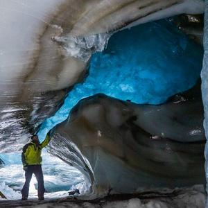 Glacier Snowmobile & Ice Cave tour from Gullfoss