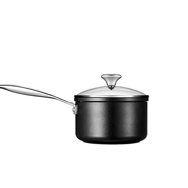 Le Creuset Toughened Nonstick PRO Saucepan With Glass Lid, 2 qt.