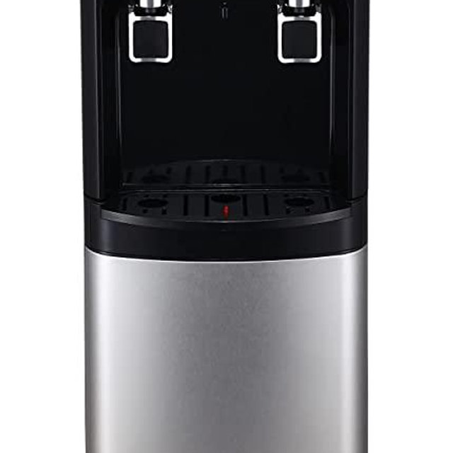 Primo Bottom Loading Water Dispenser, Black and Stainless Steel, Hot and Cold Temperature, Duel Water Spouts…