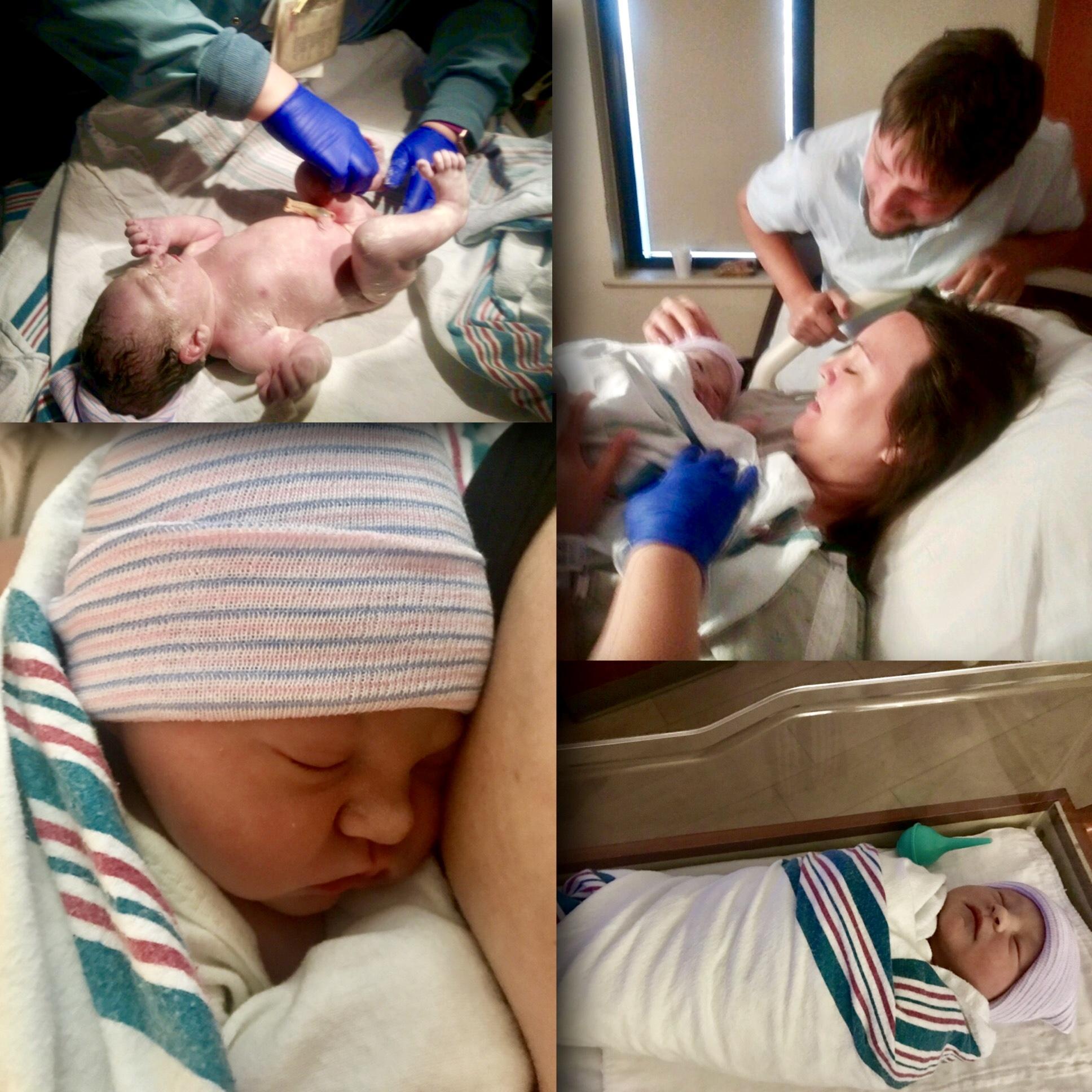 And then we became parents! Parker June Mangini was born 7/18/19 @ 6:35am, 7lbs 3oz, 18in long....pure perfection 🥰
