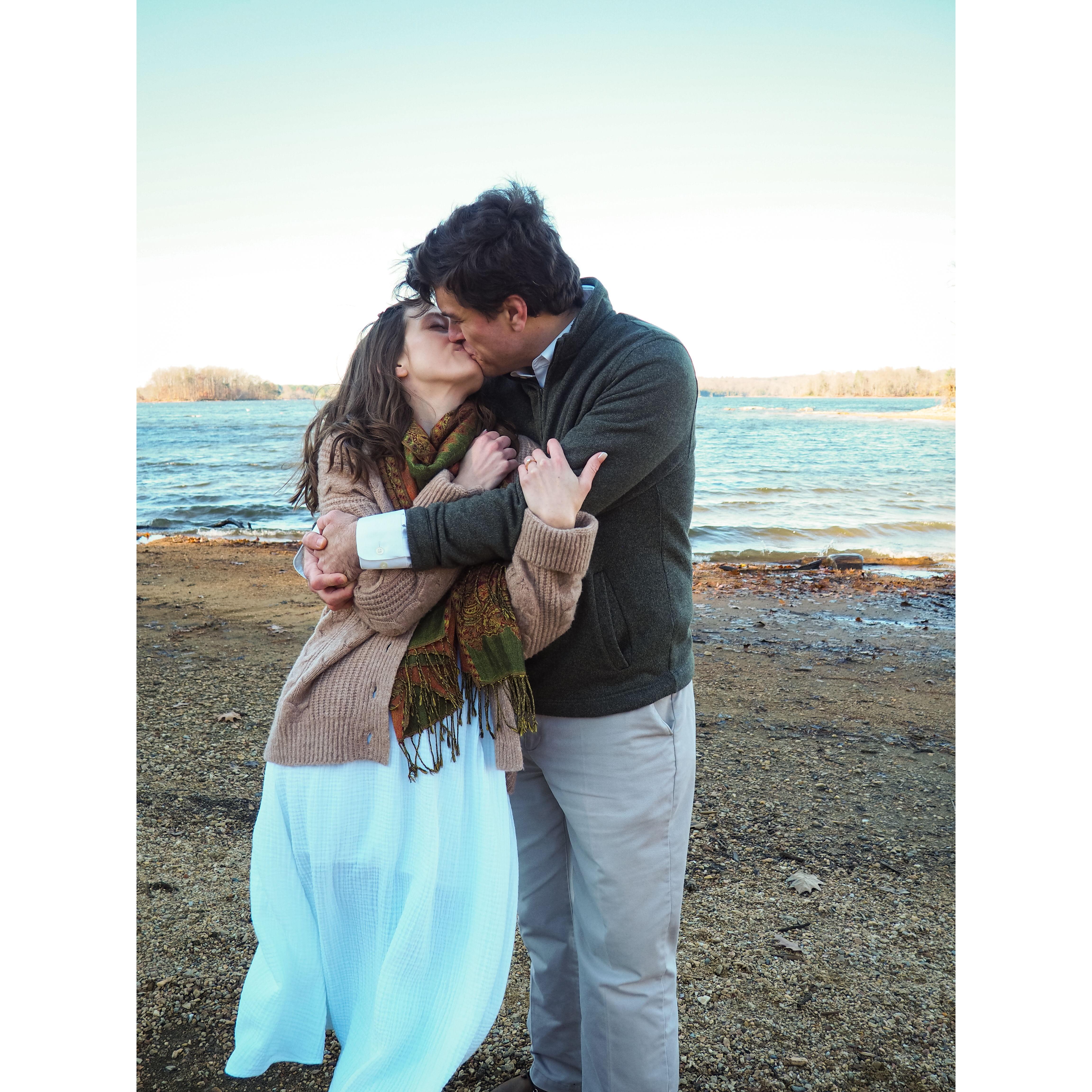 Our engagement photoshoot - thank you, Olivia!!