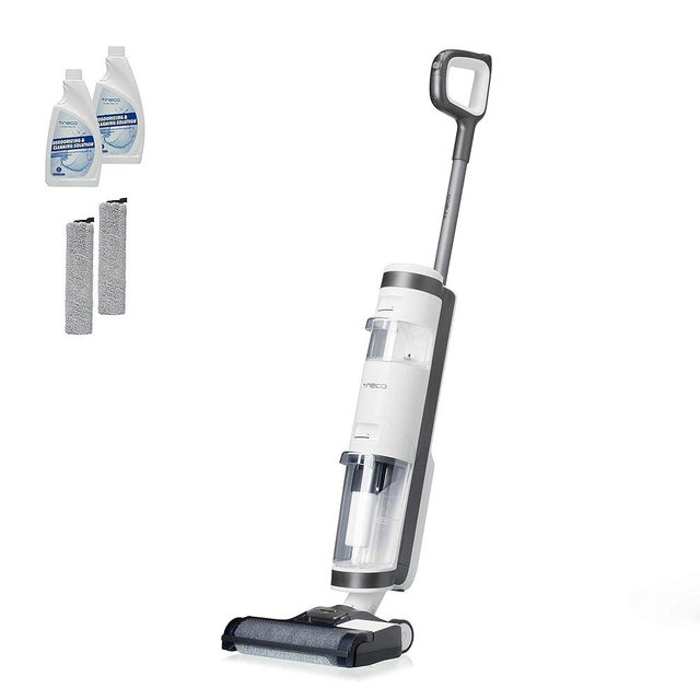 Tineco iFloor 3 Complete Wet Dry Vacuum, Floor Washer, White/Grey (Renewed)
