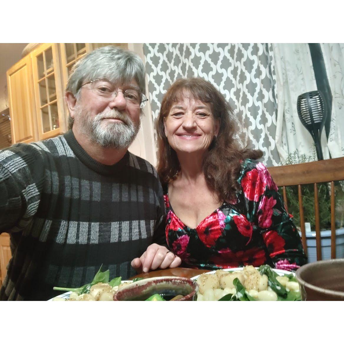 Dinner at the house together in January!