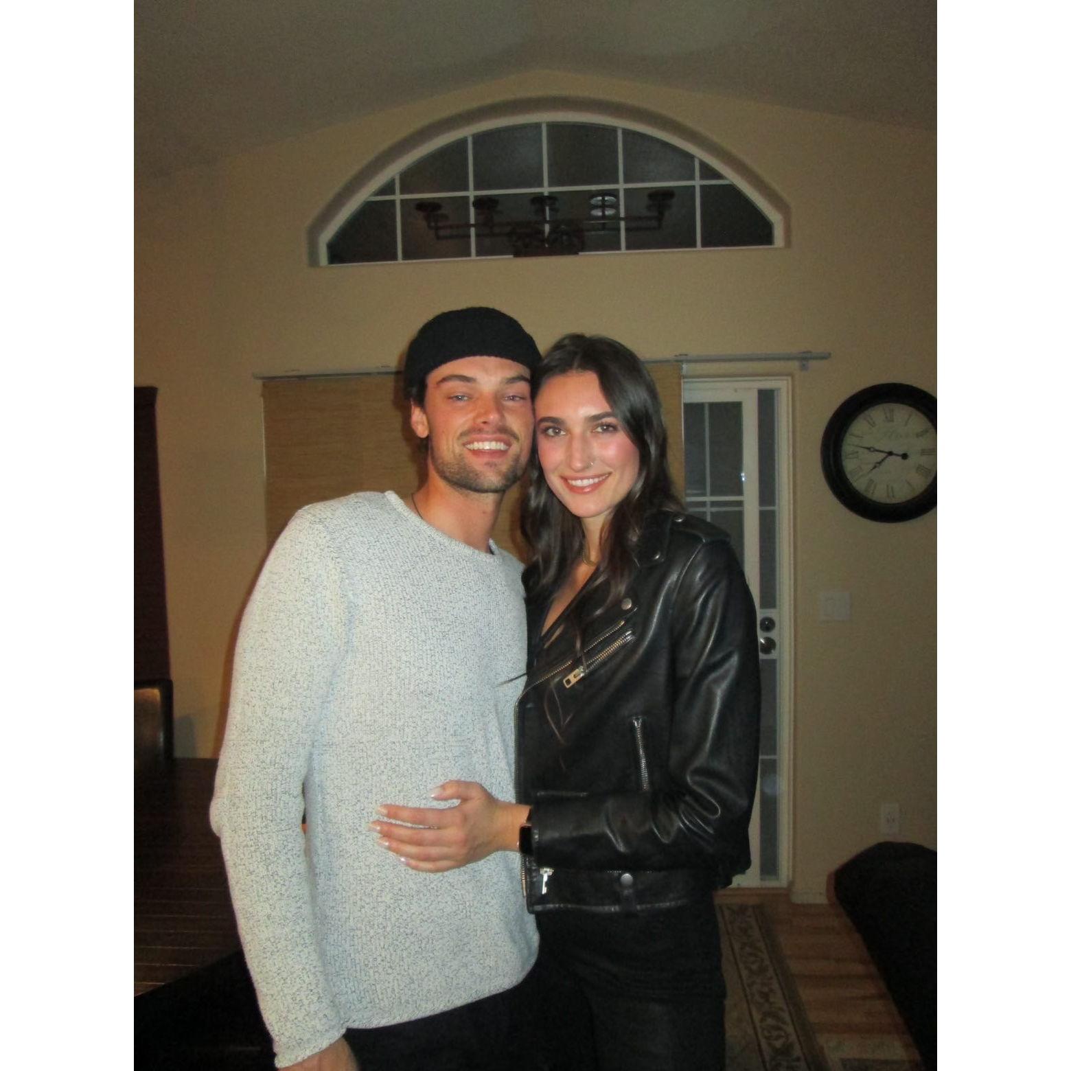 Our first picture as boyfriend & girlfriend