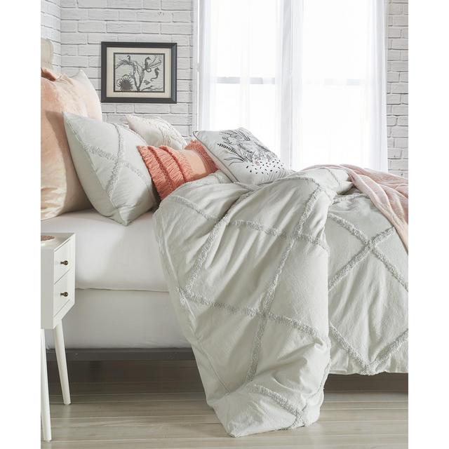 Peri Home Chenille Lattice 3-Pc. King Comforter Set