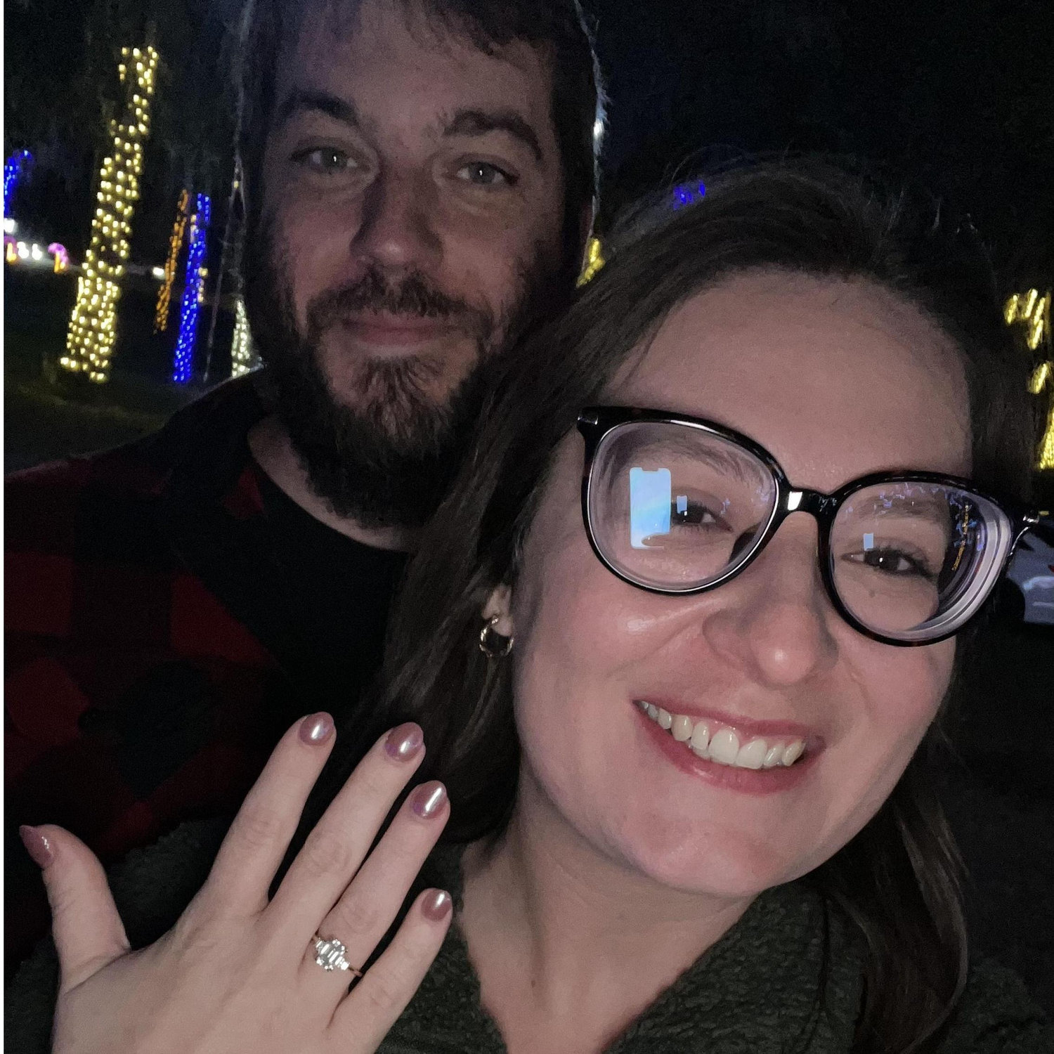 The night we got engaged!