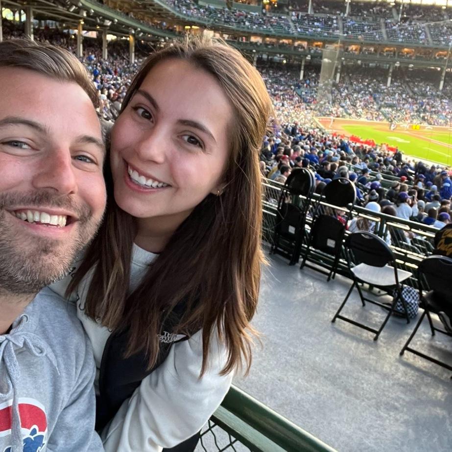 Spring nights at Wrigley