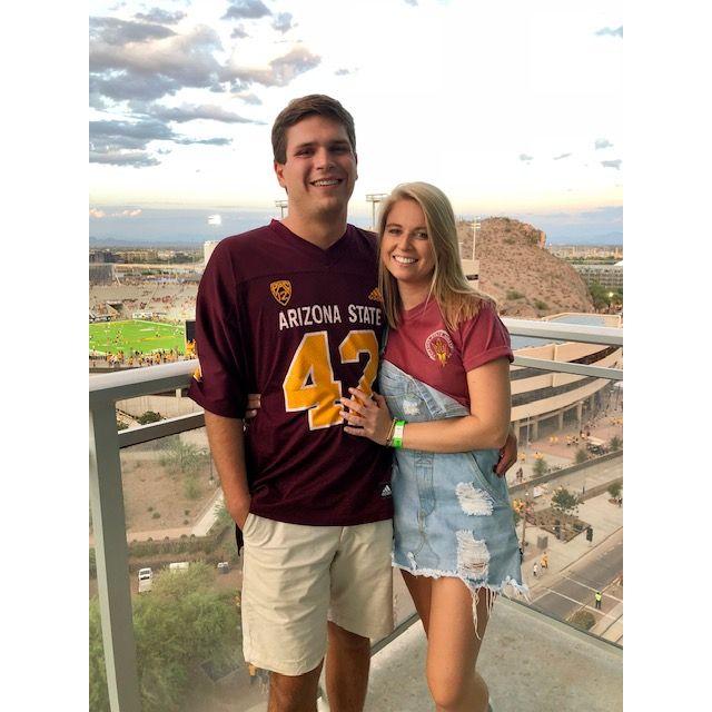 Loren's first college game day at ASU!