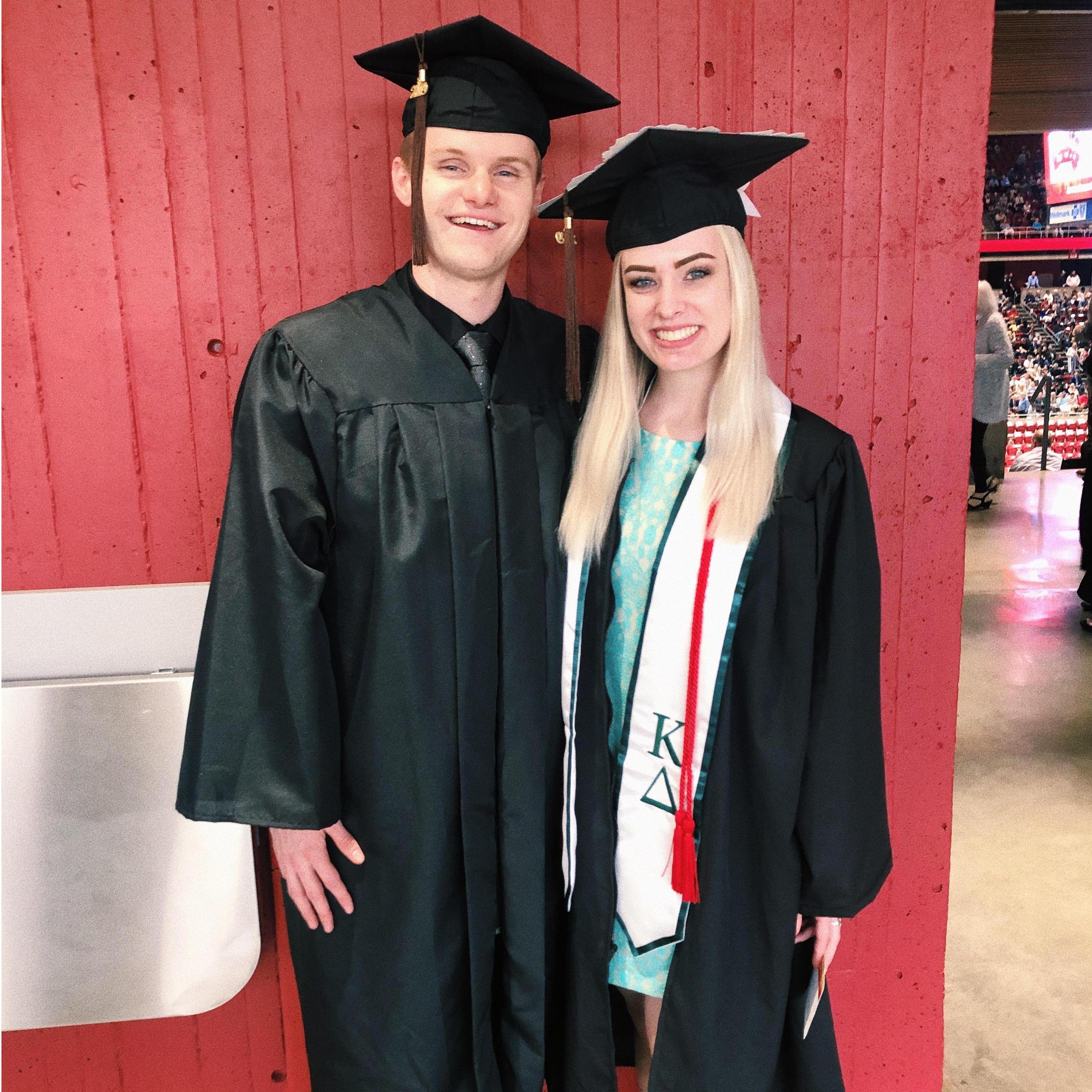 Finally graduated! Only took Mitch a couple of extra semesters. (Ames, 2019)