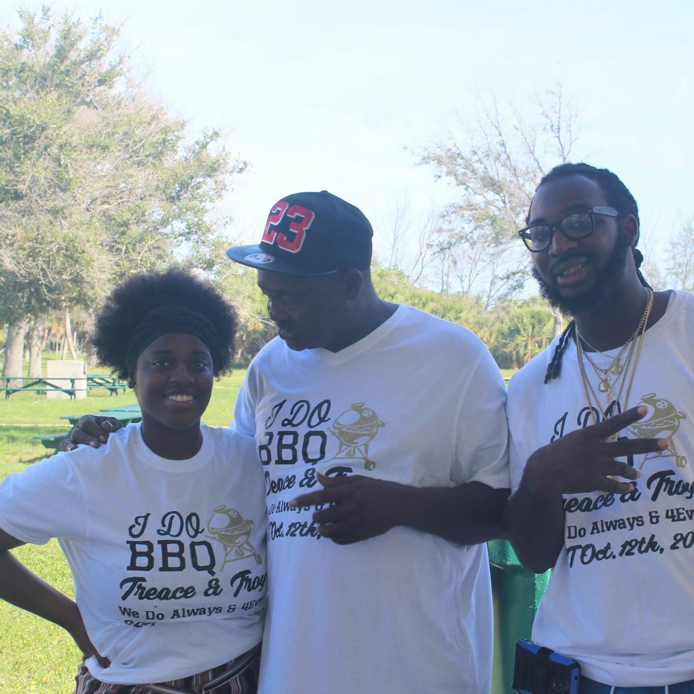 Jazen and her uncle and grandda