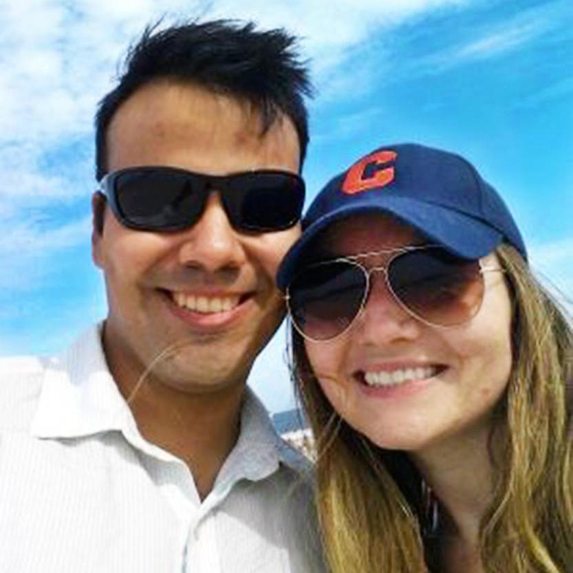 Our day at the beach along the Jersey shore, three weeks after we moved to Philadelphia. After we took this photo, we strolled down the boardwalk, took a seat together on a bench and Cisco proposed.