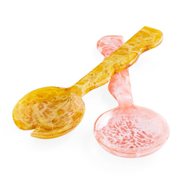 Jonathan Adler l Mustique Ripple Salad Serving Set