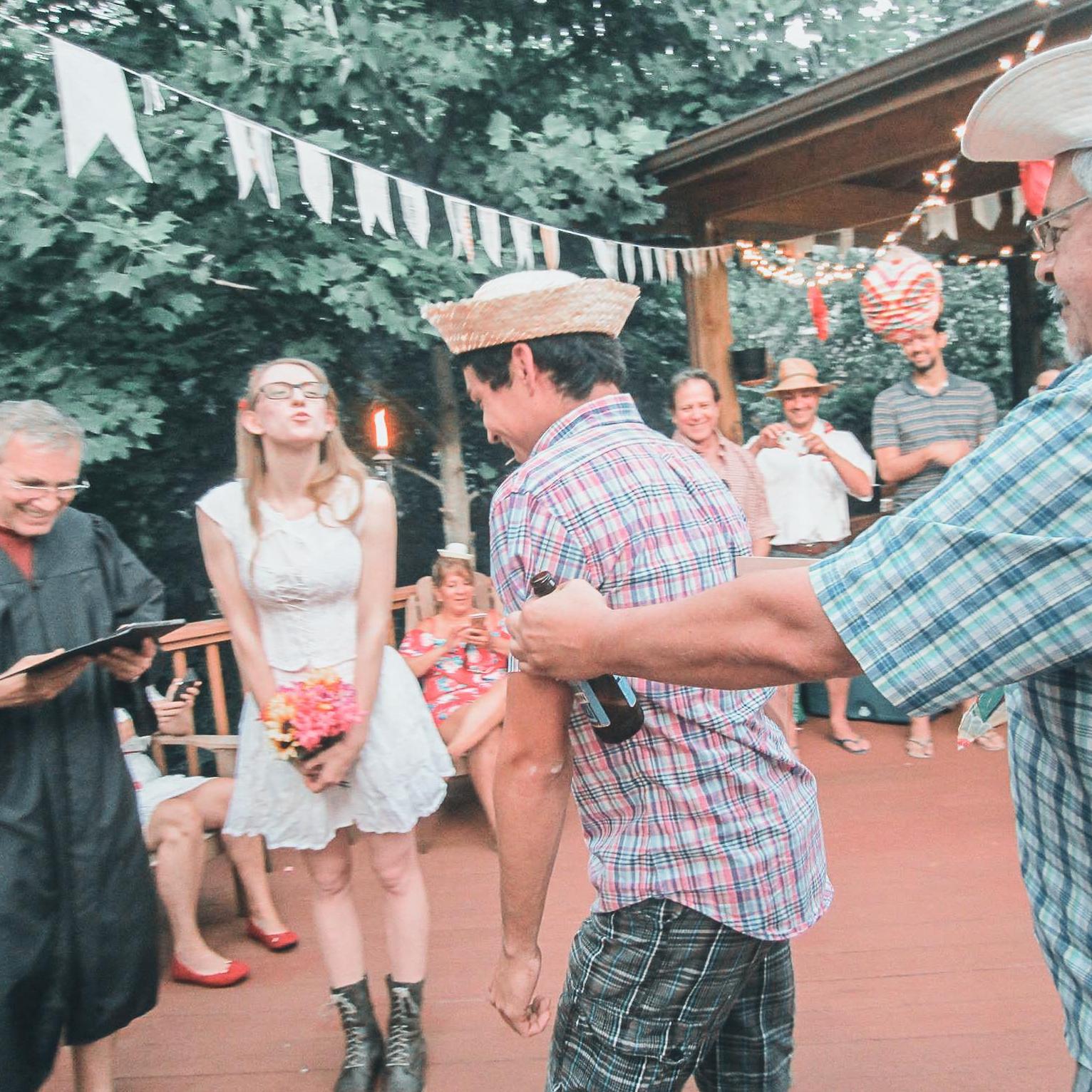 Nosso primeiro "casamento" de Festa Junina