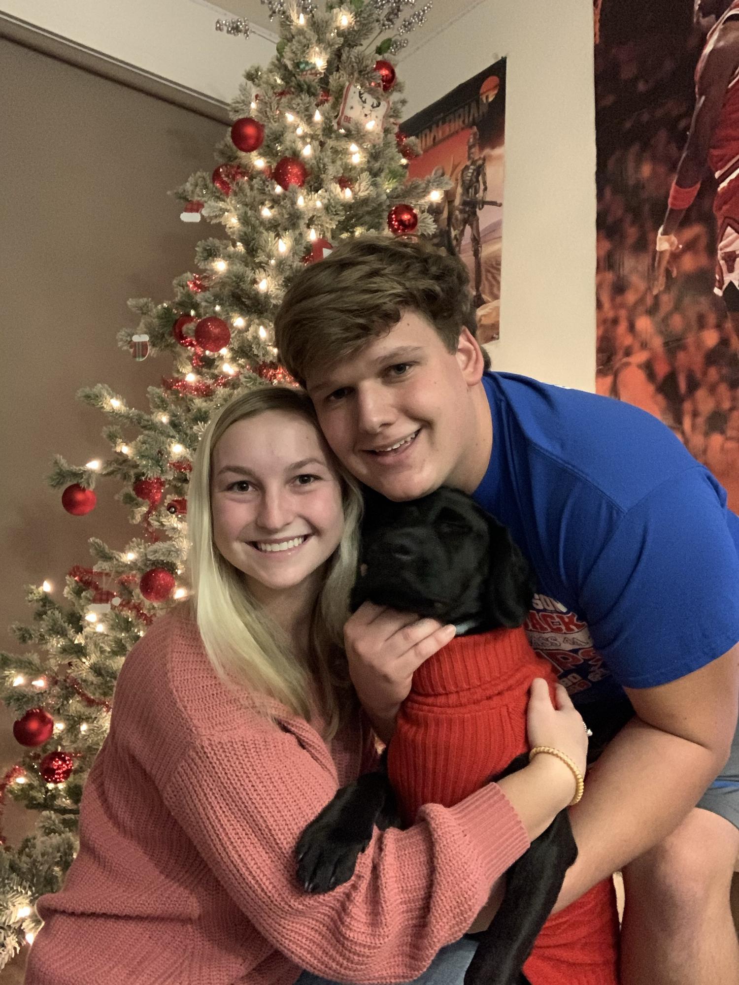 Christmas pictures with Willow