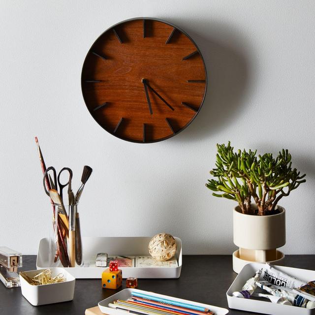 Yamazaki Modern Wood Wall Clock