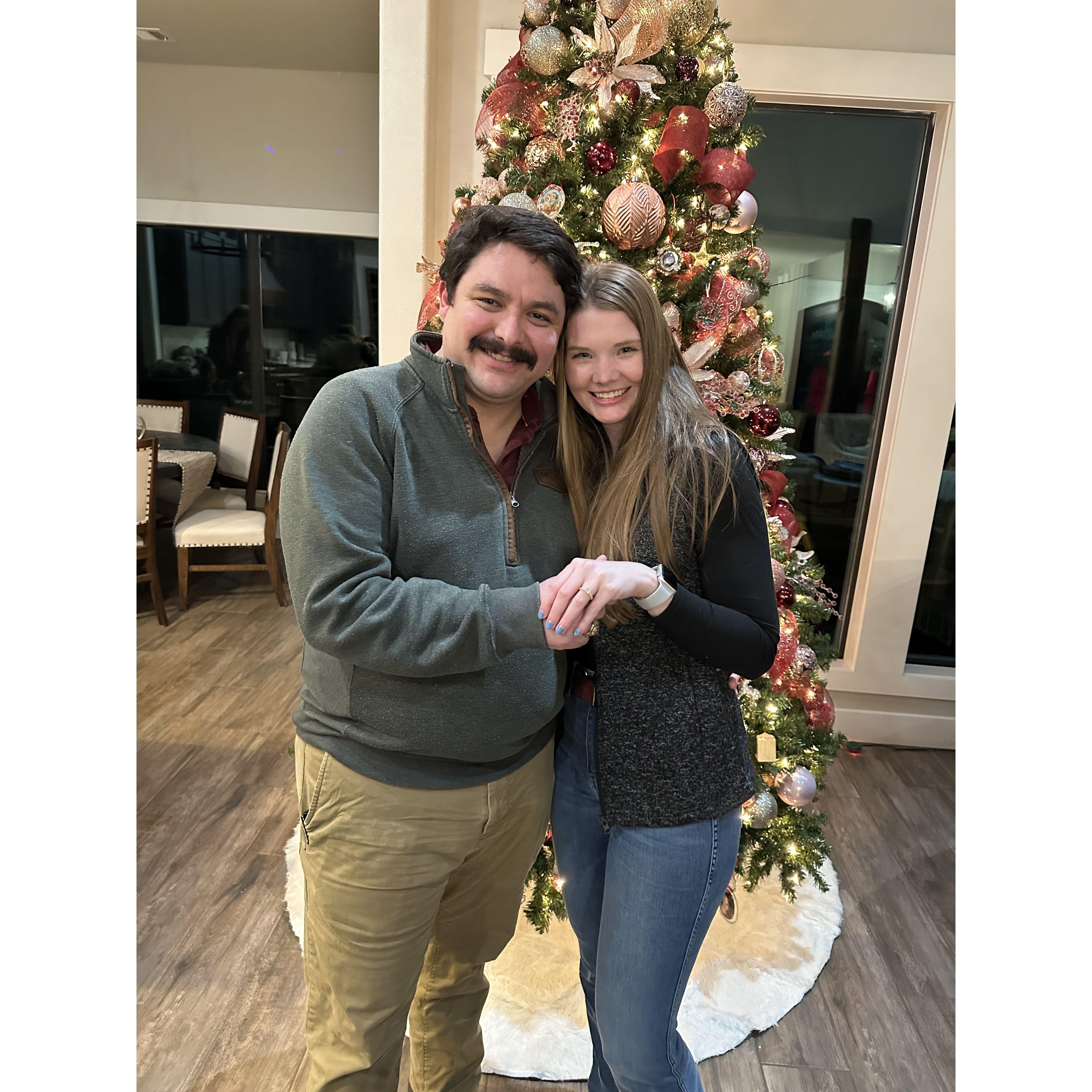 First outing as an engaged couple!