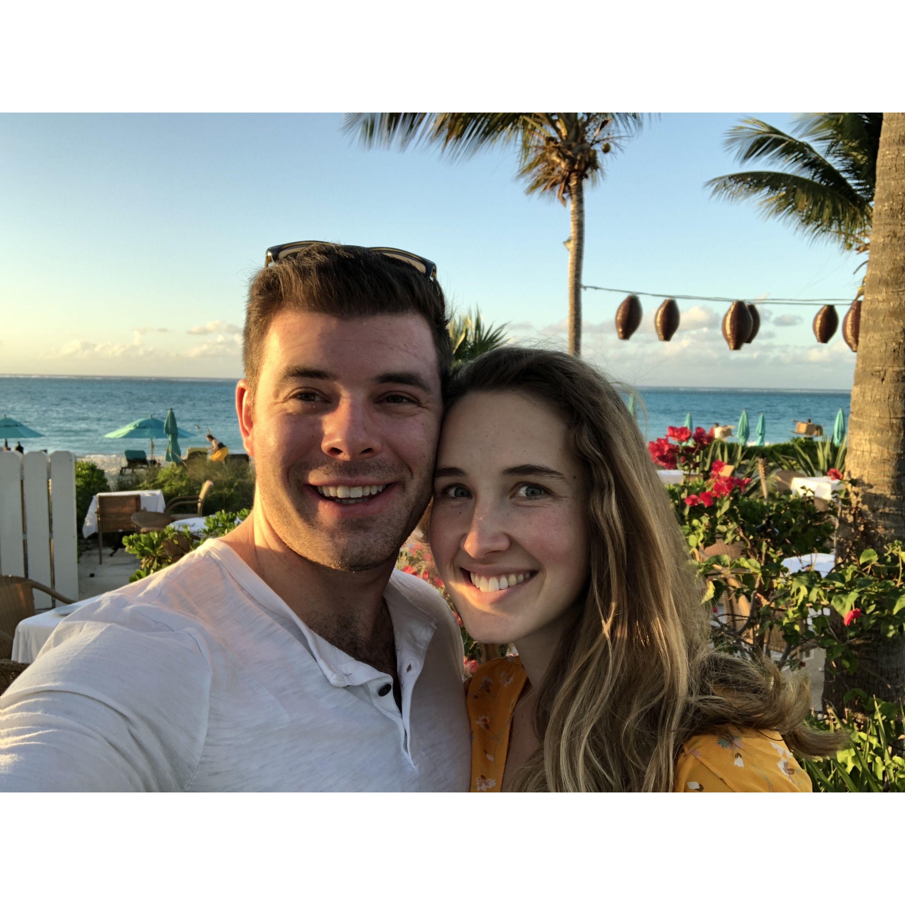 Our spontaneous trip to Turks and Caicos...three months after we started dating.
