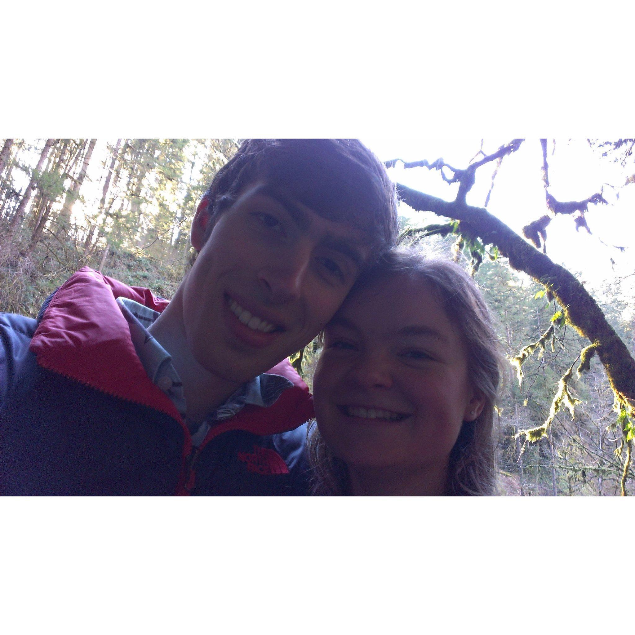One of our many great hikes together!