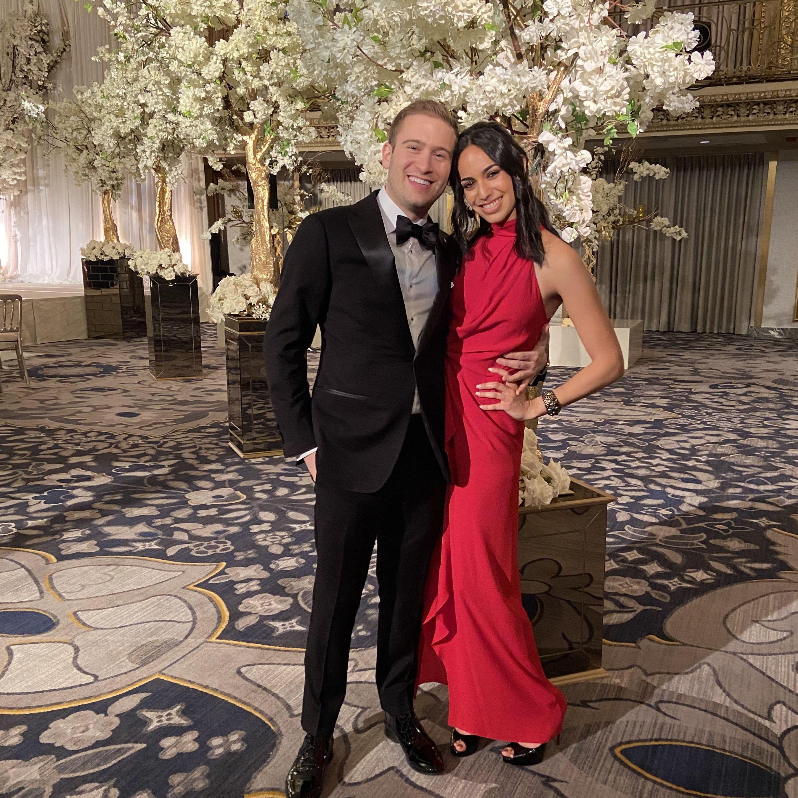 At Ari's brother's wedding - one of the best nights of our lives, and couldn't stop dreaming about our own wedding one day!