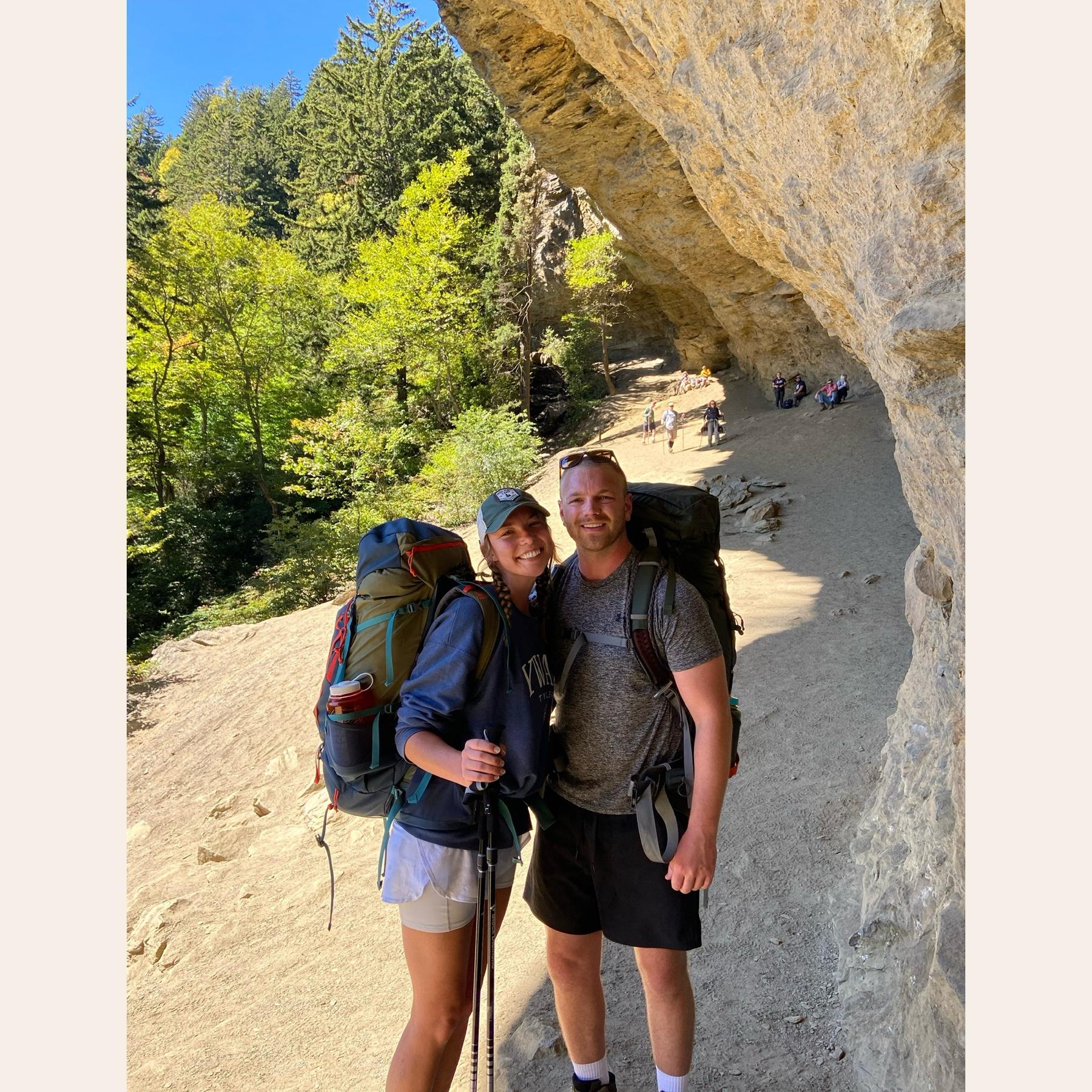 Our first backpacking trip, hopefully the first of many !!!