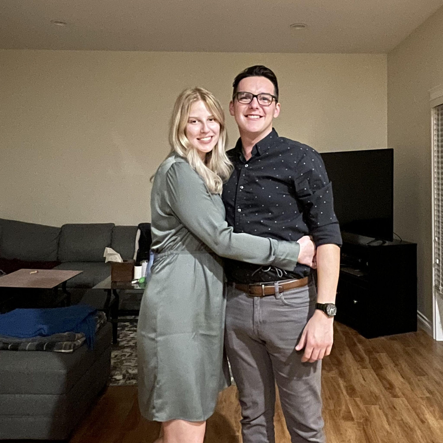 Right before we went on our first date!
