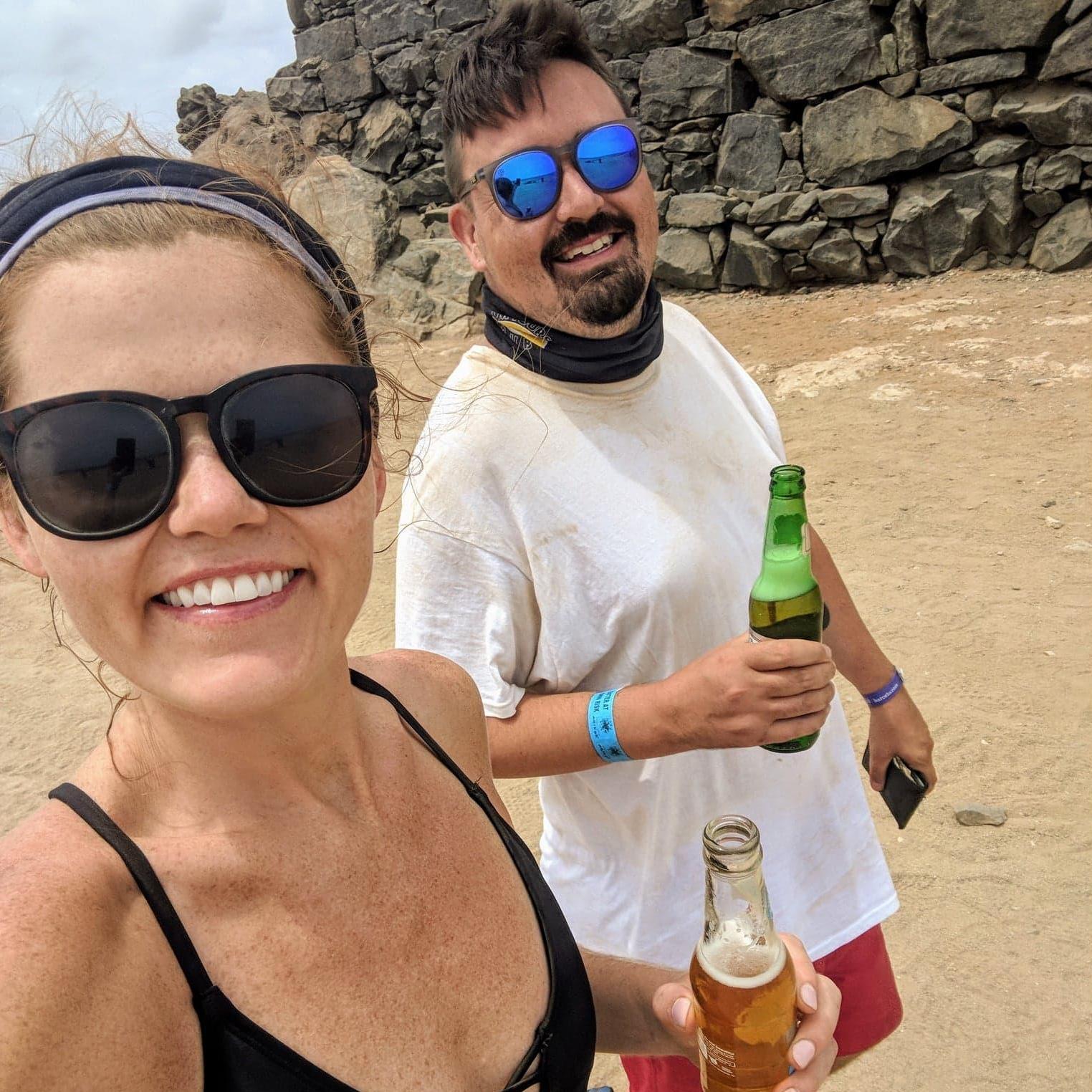 Exploring in Aruba! We love to travel and explore new places.
