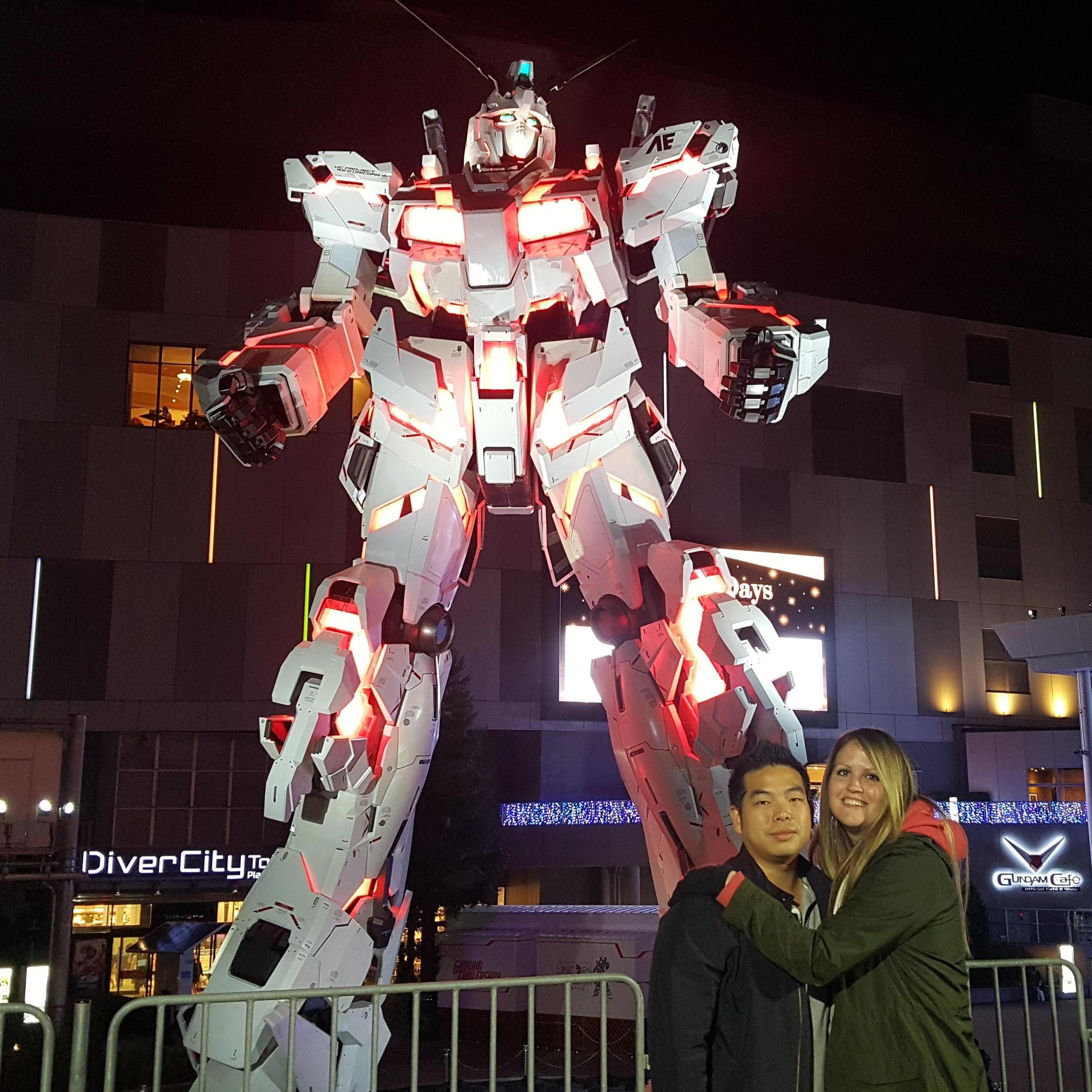 Unicorn Gundam, Odaiba Japan