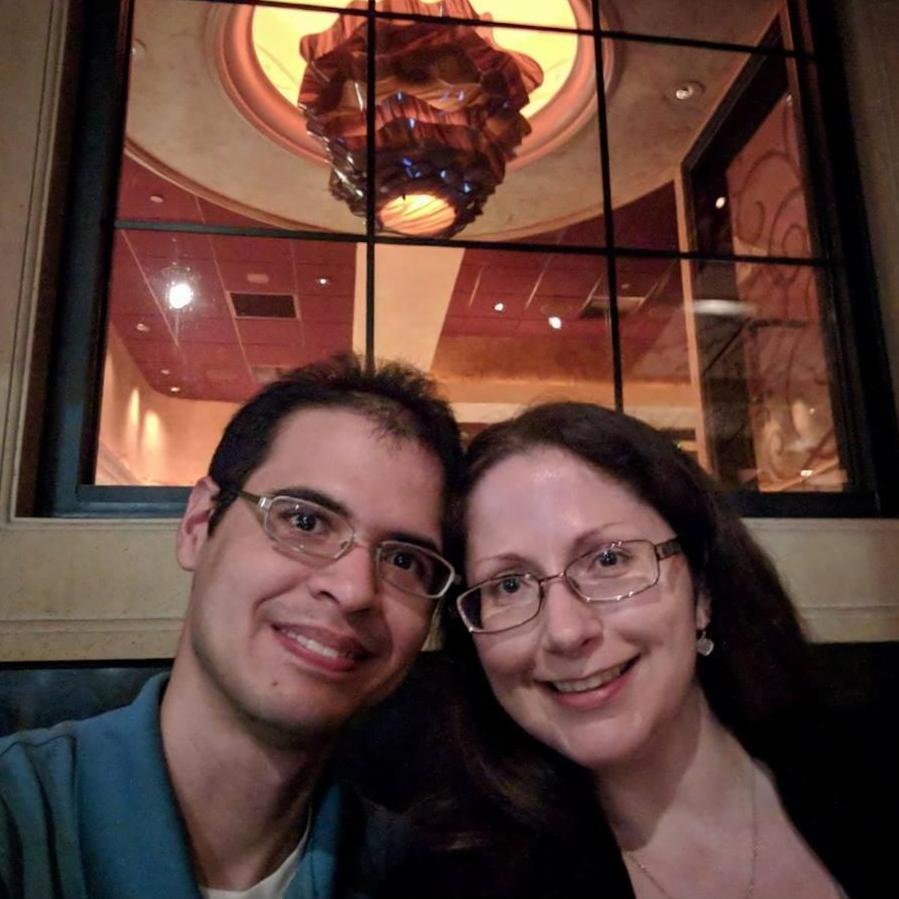 Our first Valentine's Day together!