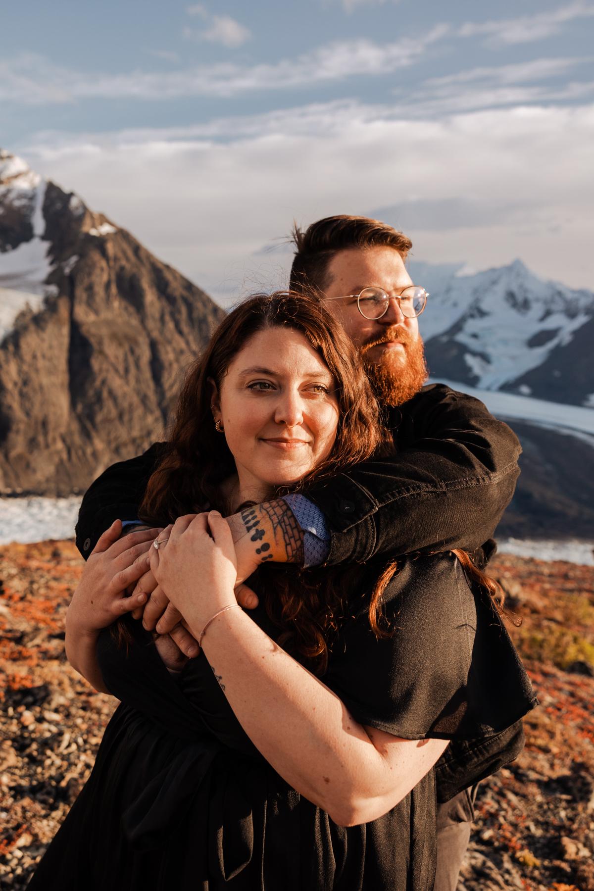 Engagement photos in Alaska