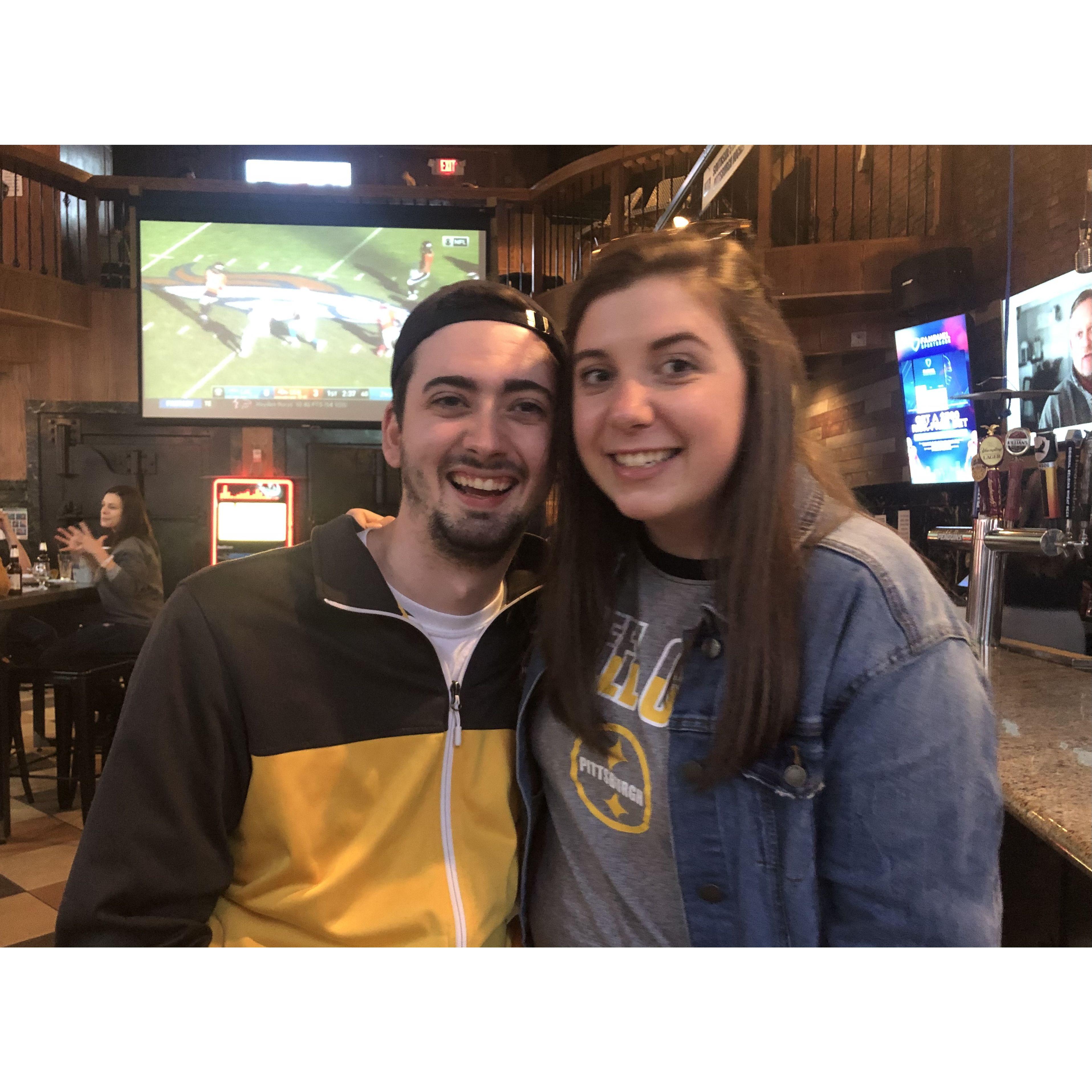 11/1/2020 - Cheering on the Steelers