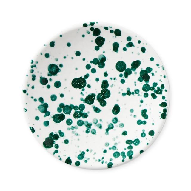 Harvest Outdoor Melamine Appetizer Plates, Set of 4, Green